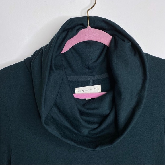 Lou & Grey LOFT Soft-Blend Drawstring Cowl Dress - Picture 4 of 11